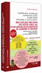 888 capcane frecvente din testele-grilă ale concursurilor-examenelor de admitere în profesie : teste-grilă 