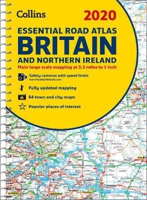 2020 Collins Essential Road Atlas Britain and Northern Irela