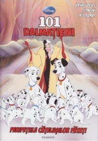 101 dalmatieni - Peripetiile catelusilor patati. Jocuri logice si pagini de colorat