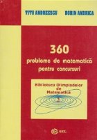 360 de probleme de matematica pentru concursuri