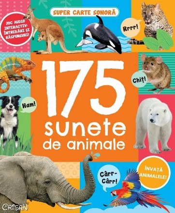 175 sunete de animale. Super carte sonora