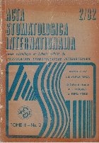 Acta Stomatologica Internationalia, Nr. 2/1982