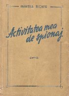 coperta Activitatea mea de spionaj