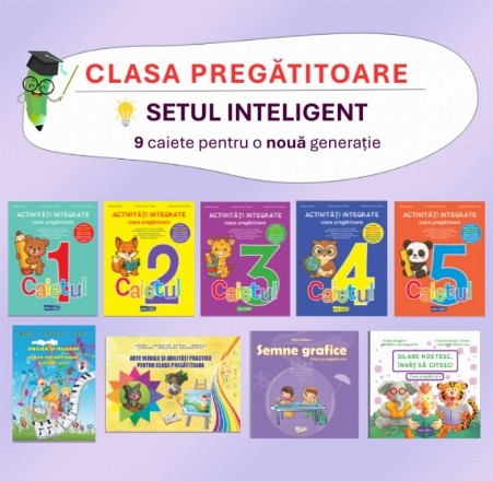 Activităţi integrate - clasa pregătitoare : Comunicare în limba română, Matematică şi explorarea mediului, Dezvoltare personală, Arte vizulale şi abilităţi practice, Muzică şi mişcare