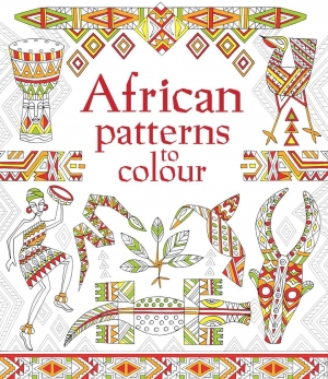 African patterns to colour