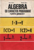 Algebra caracter programat Pentru gimnaziu