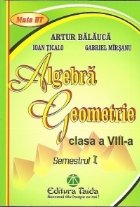 Algebra. Geometrie, Clasa a VIII-a, Semestrul I 2012