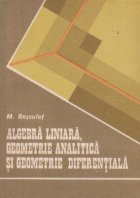 Algebra liniara geometrie analitica geometrie
