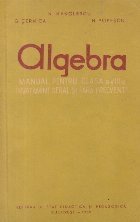 Algebra Manual pentru clasa VIII