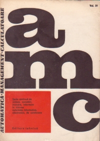 AMC 31 - Volum special Congresul mondial IFAC 1978 Helsinki