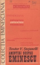 coperta Amintiri despre Eminescu