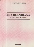 coperta Ana Blandiana - Studiu monografic