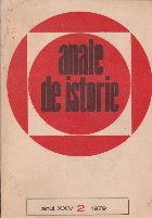 Anale de istorie, Anul XXV, Nr. 2/1979