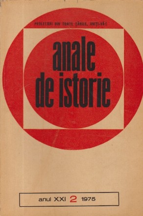 Anale de istorie, Anul XXI, Nr.2/1975