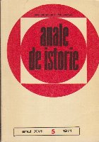 Anale Istorie Anul XVII 5/1971