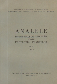 Analele institutului de cercetari pentru protectia plantelor, Volumul V - 1967
