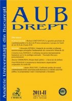 Analele Universitatii din Bucuresti - Seria Drept, Nr. II din 2011