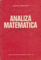 Analiza matematica, Editia a IV-a