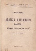 Analiza matematica Partea Calcul diferential