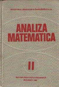 Analiza matematica, Volumul al II-lea, Editia a III-a (1980)