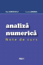 coperta Analiza numerică - Note de curs
