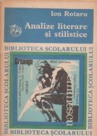 Analize literare stilistice Editia