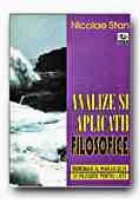 ANALIZE APLICATII FILOSOFICE INDRUMAR MANUALULUI