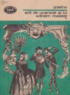 Anii ucenicie lui Wilhelm Meister