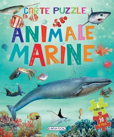 Animale marine : carte puzzle