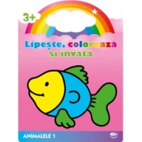 Animalele 1 (Lipeste, coloreaza si invata)