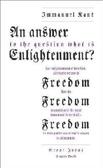 Answer to the Question: 'What is Enlightenment?'