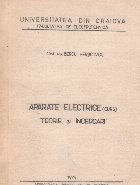 Aparate electrice (Curs) Teorie incercari