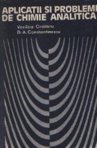 coperta Aplicatii si probleme de chimie analitica