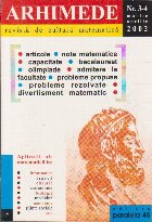 Arhimede - Revista de cultura matematica, Nr. 3-4/2002
