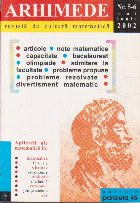 Arhimede - Revista de cultura matematica, Nr. 5-6/2002