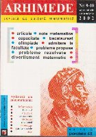 Arhimede - Revista de cultura matematica, Nr. 9-10/2002