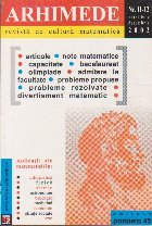Arhimede - Revista de cultura matematica, Nr. 11-12/2002