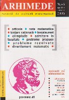Arhimede - Revista de cultura matematica, Nr. 4-6/2006