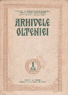Arhivele Olteniei Serie Noua 1/1981