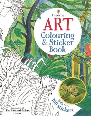Art colouring and sticker book