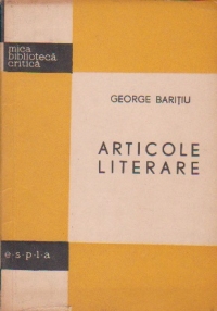 Articole literare - George Baritiu