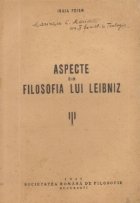 Aspecte din filosofia lui Leibniz