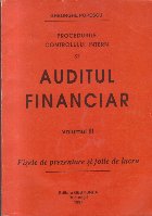 Auditul Financiar Volumul III lea