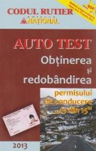 Auto Test 2013 Obtinerea redobandirea