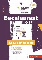 Bacalaureat 2021 Matematică M_Mate Info