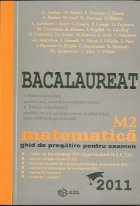 coperta Bacalaureat 2011 Matematica M2