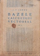 Bazele Calculului Vectorial Volumul lea