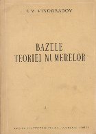 Bazele teoriei numerelor (Vinogradov Editie