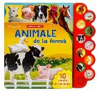 coperta Bebe invata. Animale de la ferma. Carte cu sunete