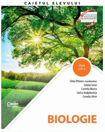 Biologie : caietul elevului pentru clasa a VI-a